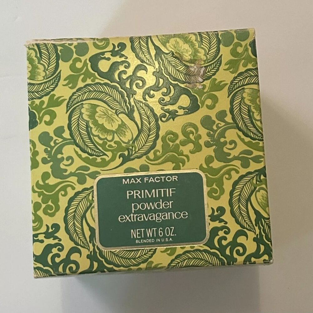 PRIMITIF Dusting Powder Extravagance 6 OZ. By Max Factor Blended In USA RARE HTF